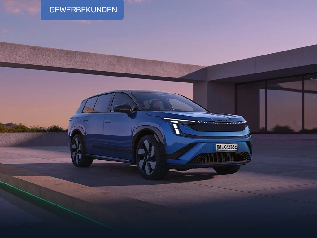 Skoda Peaq 1024x768 GK blaues Fahrzeug